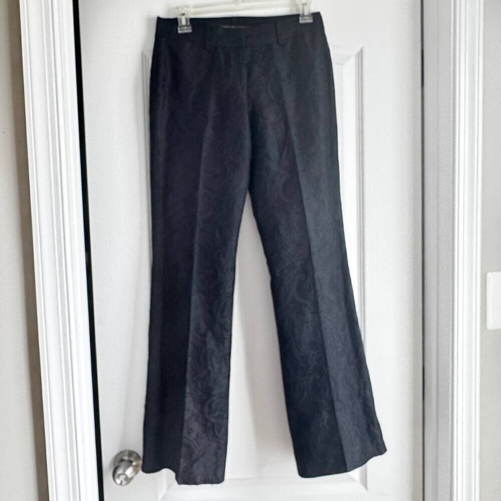 EXPRESS DESIGN STUDIO Straight Leg Printed Fabric  Pants - Size 0